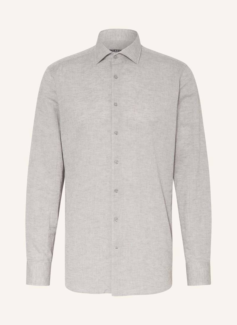 Strokesman's Hemd Regular Fit grau von STROKESMAN'S