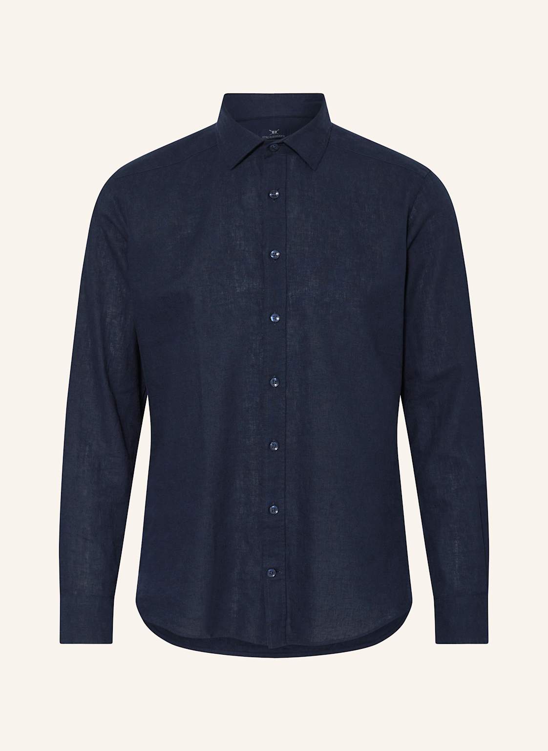 Strokesman's Hemd Modern Fit Mit Leinen blau Strokesman's Hemd Modern Fit Mit Leinen blau von STROKESMAN'S