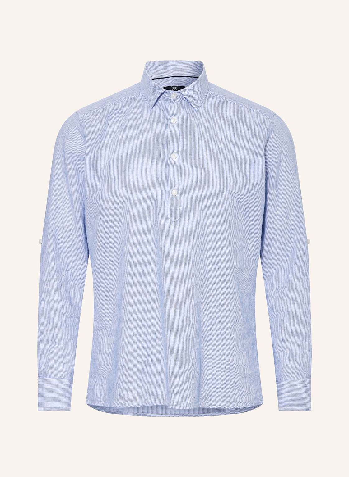 Strokesman's Hemd Modern Fit Mit Leinen blau Strokesman's Hemd Modern Fit Mit Leinen blau von STROKESMAN'S