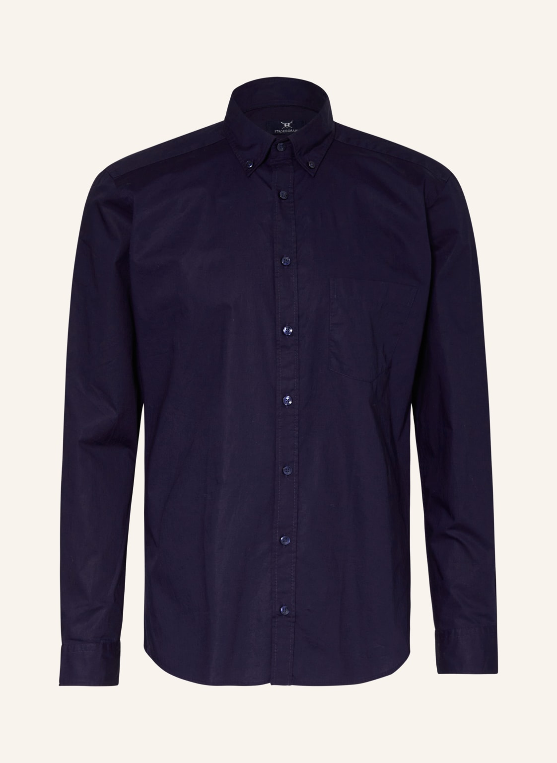 Strokesman's Hemd Slim Fit blau von STROKESMAN'S