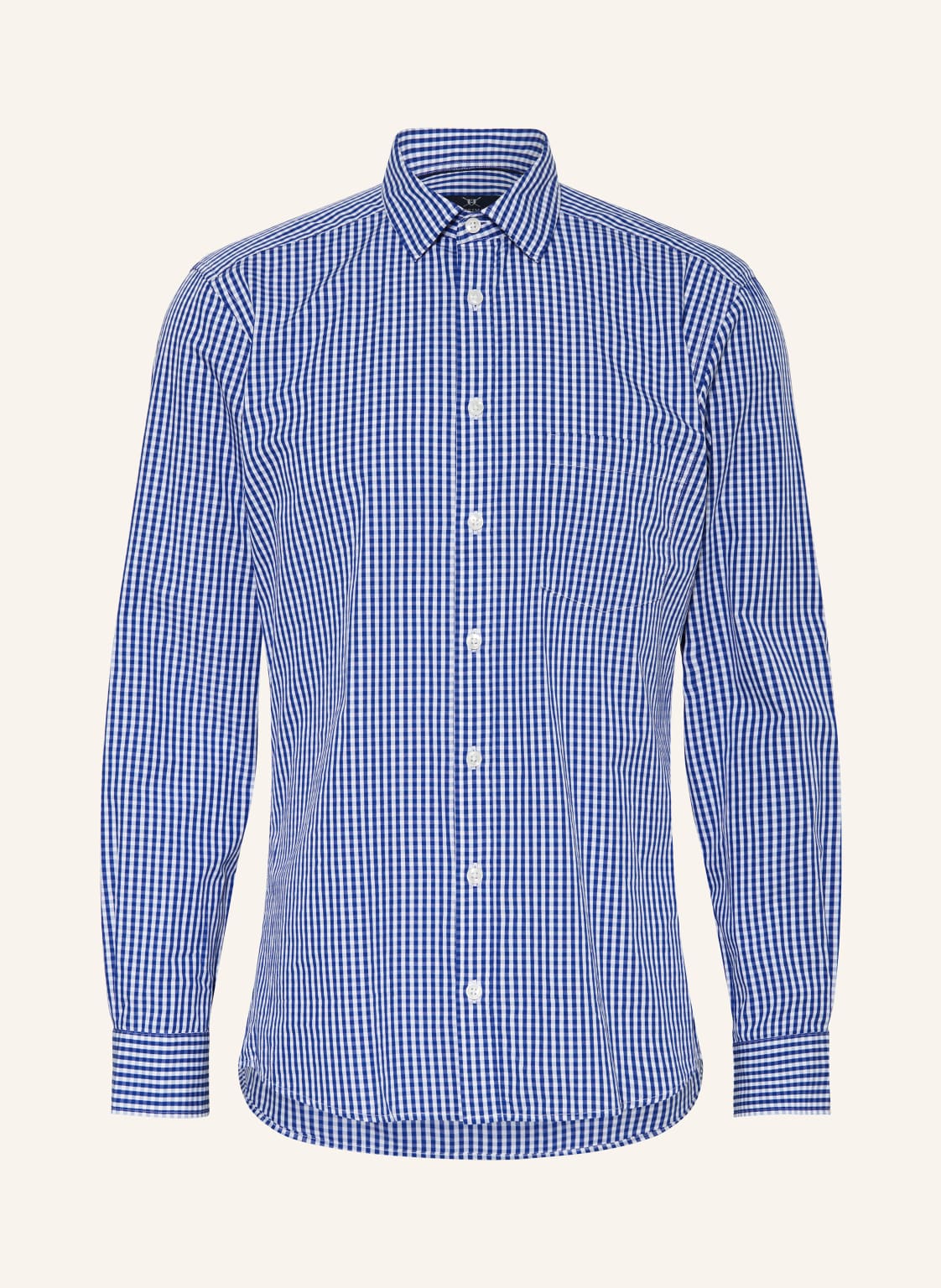 Strokesman's Hemd Slim Fit blau von STROKESMAN'S