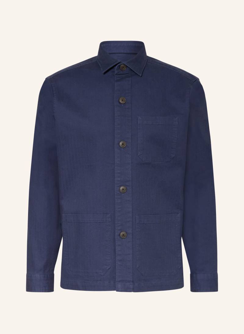 Strokesman's Overjacket blau von STROKESMAN'S