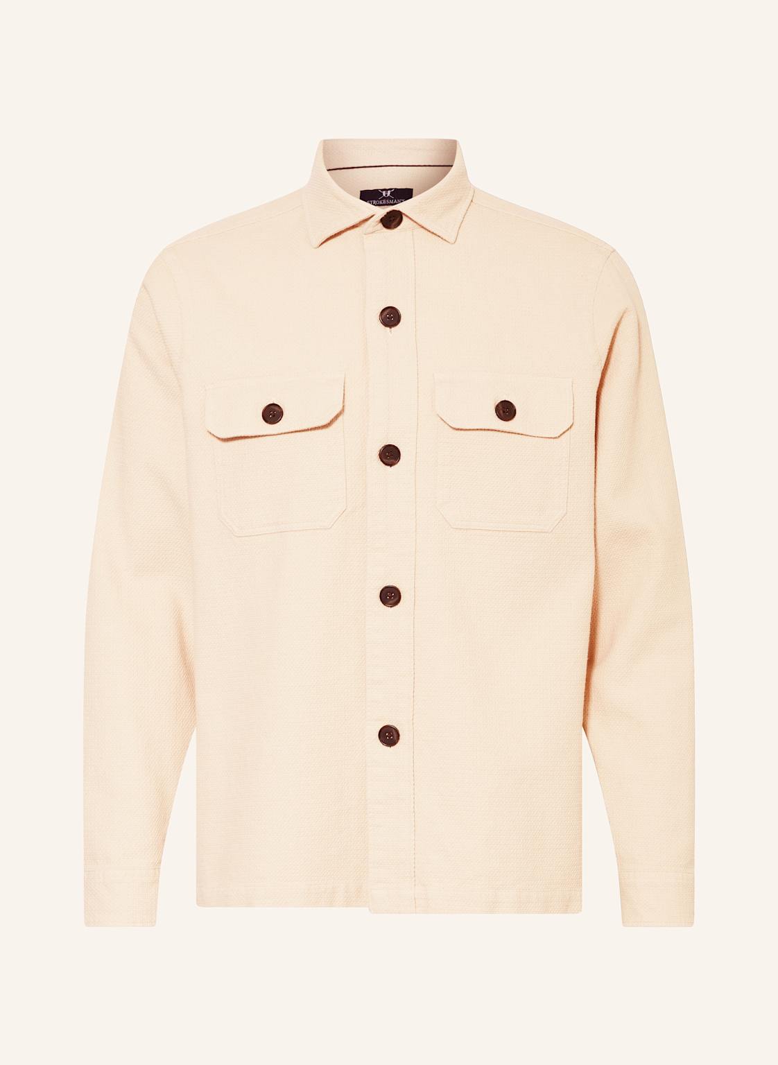 Strokesman's Overshirt beige von STROKESMAN'S