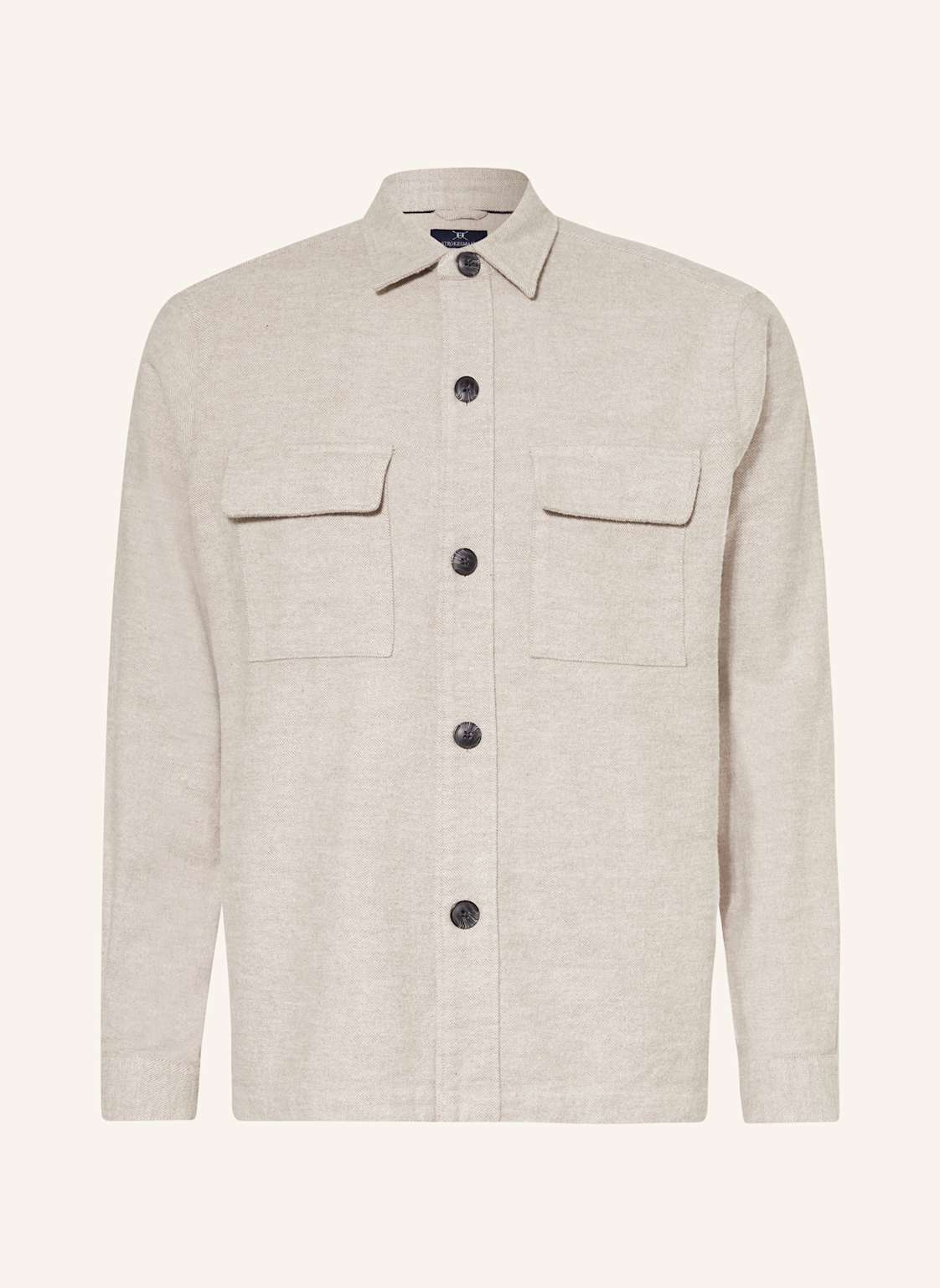 Strokesman's Overshirt beige von STROKESMAN'S