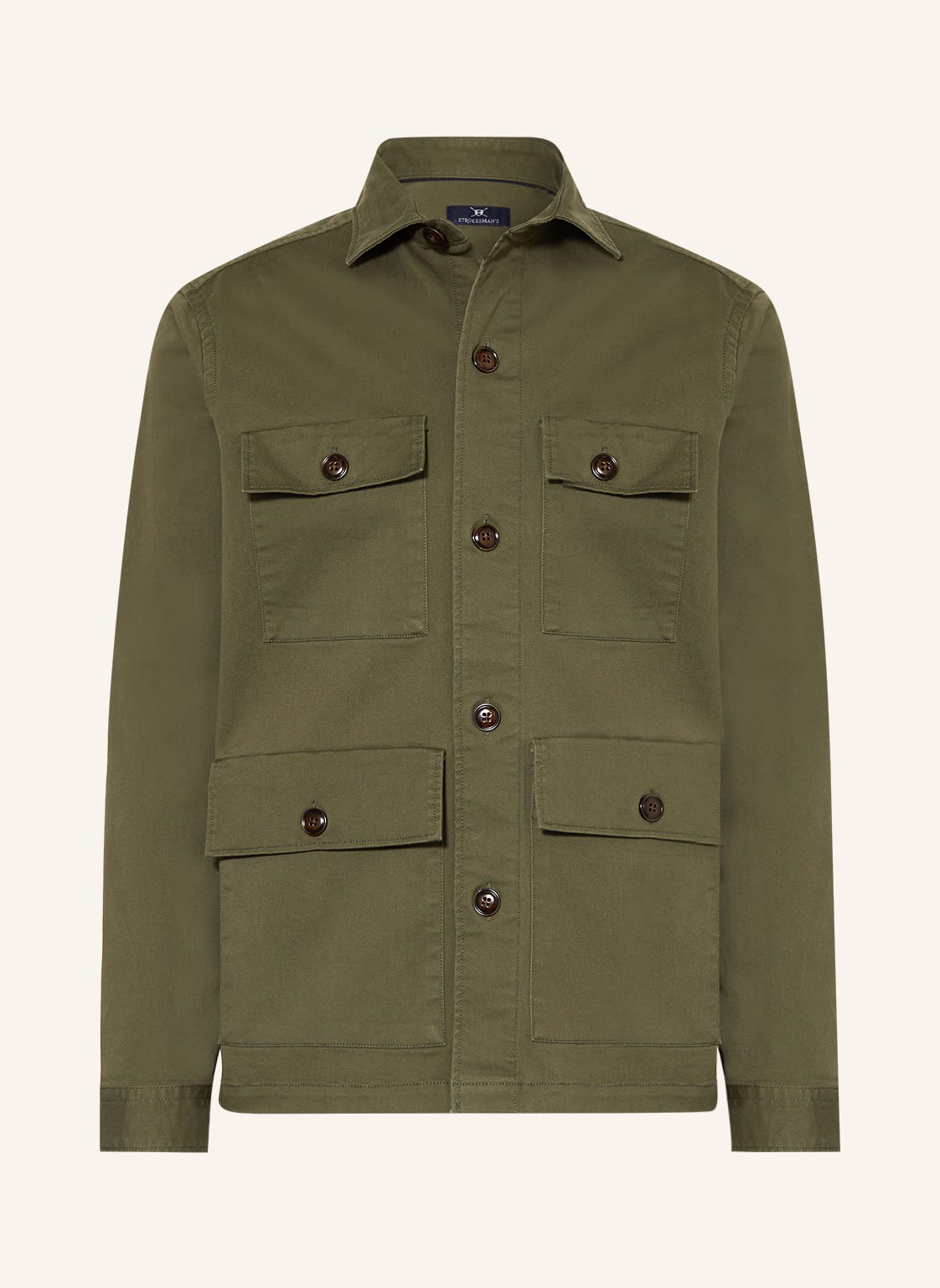 Strokesman's Overshirt gruen von STROKESMAN'S