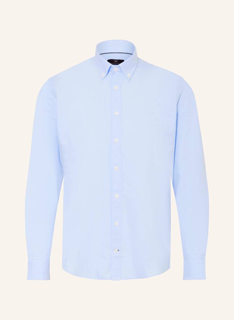 Strokesman's Oxfordhemd Slim Fit blau von STROKESMAN'S