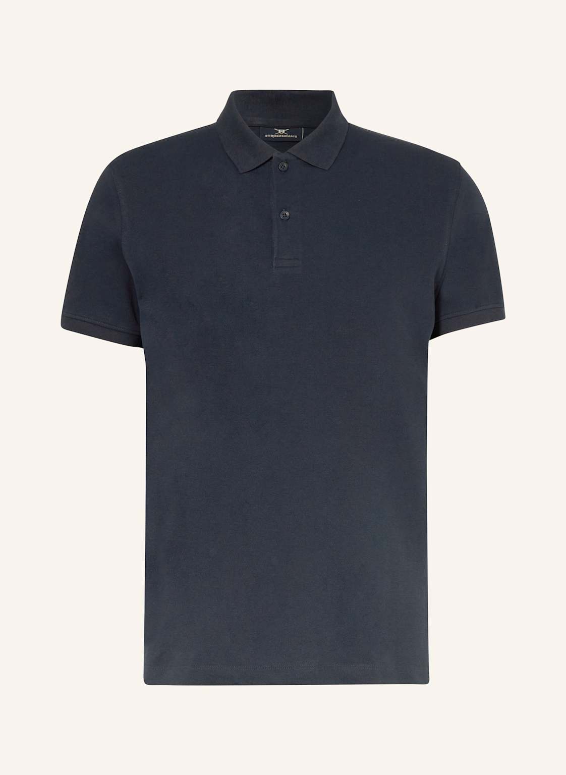 Strokesman's Piqué-Poloshirt blau von STROKESMAN'S