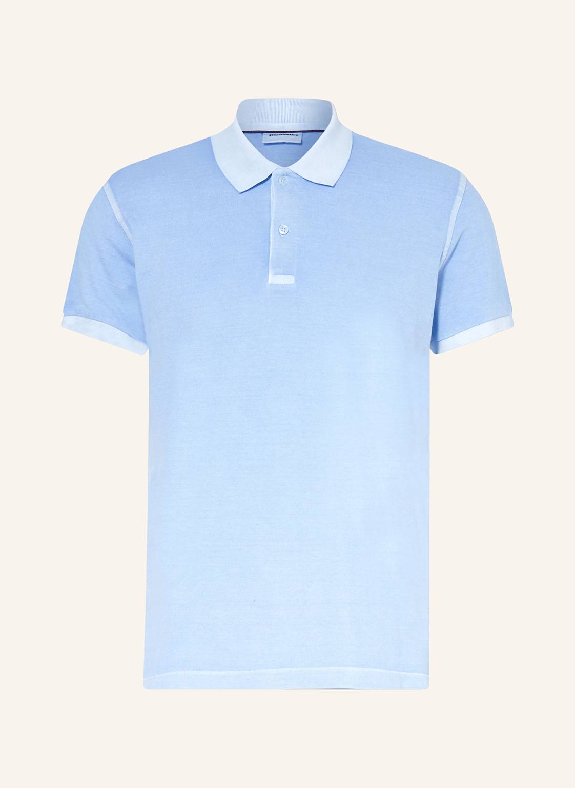 Strokesman's Piqué-Poloshirt blau von STROKESMAN'S