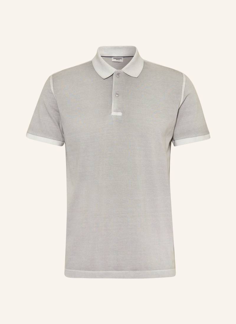 Strokesman's Piqué-Poloshirt grau von STROKESMAN'S