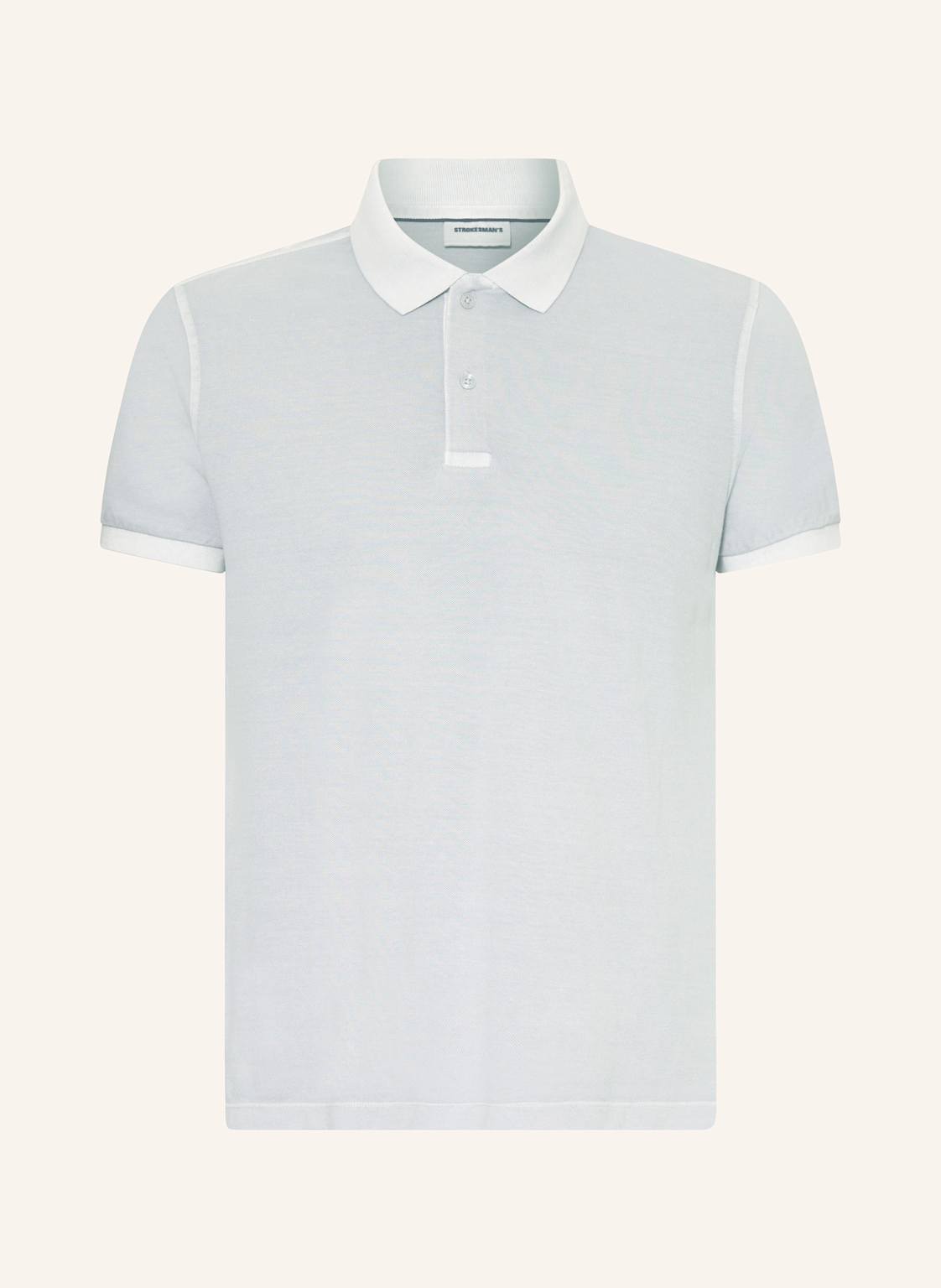 Strokesman's Piqué-Poloshirt grau von STROKESMAN'S