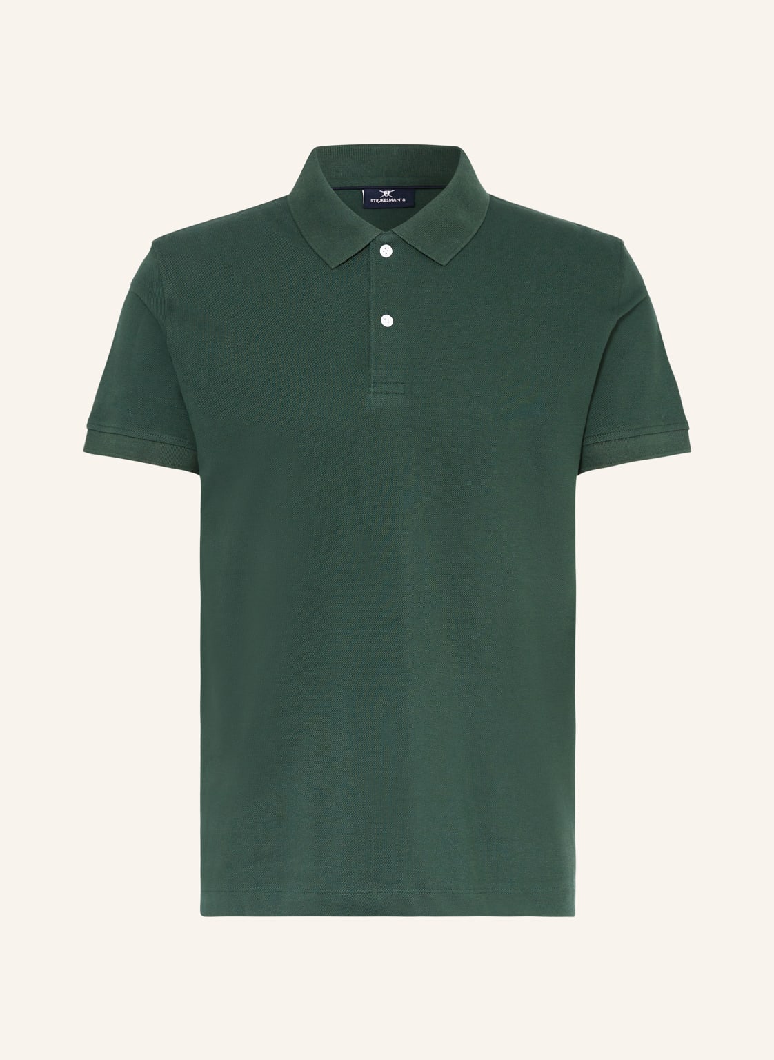 Strokesman's Piqué-Poloshirt gruen von STROKESMAN'S