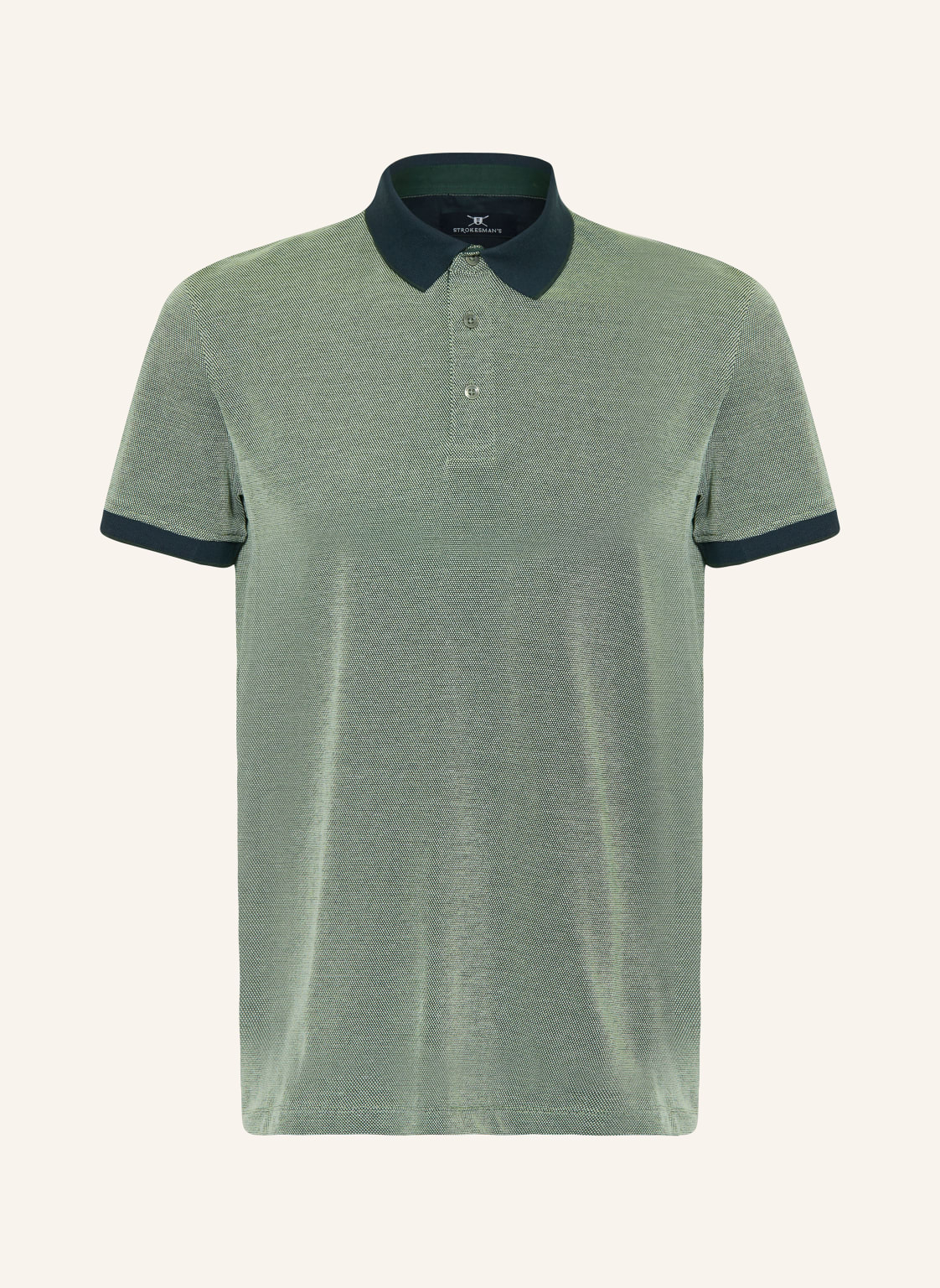 Strokesman's Piqué-Poloshirt gruen von STROKESMAN'S