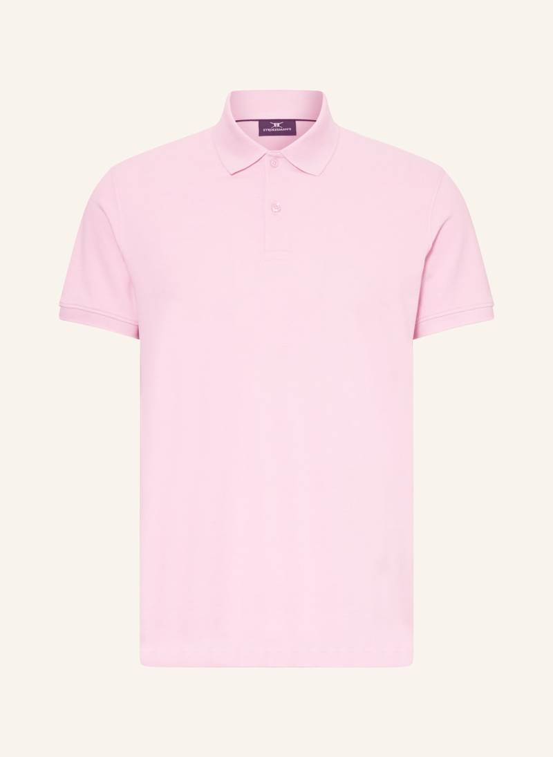 Strokesman's Piqué-Poloshirt rosa von STROKESMAN'S