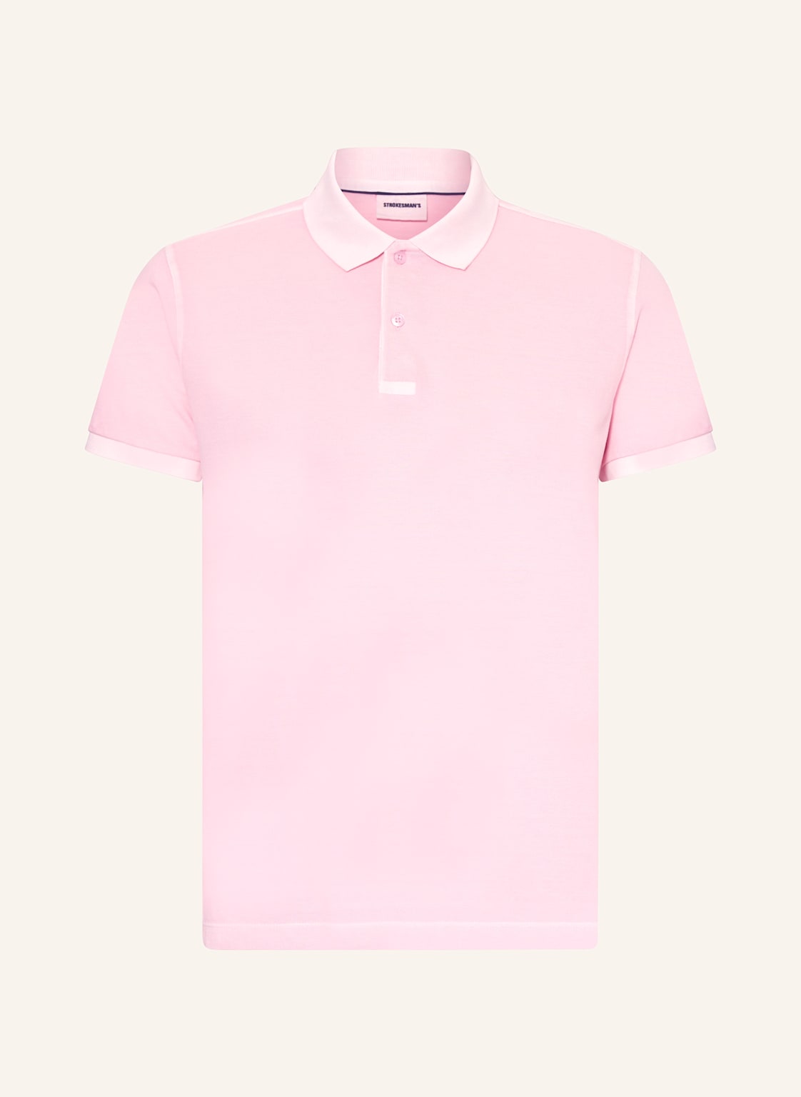 Strokesman's Piqué-Poloshirt rosa von STROKESMAN'S