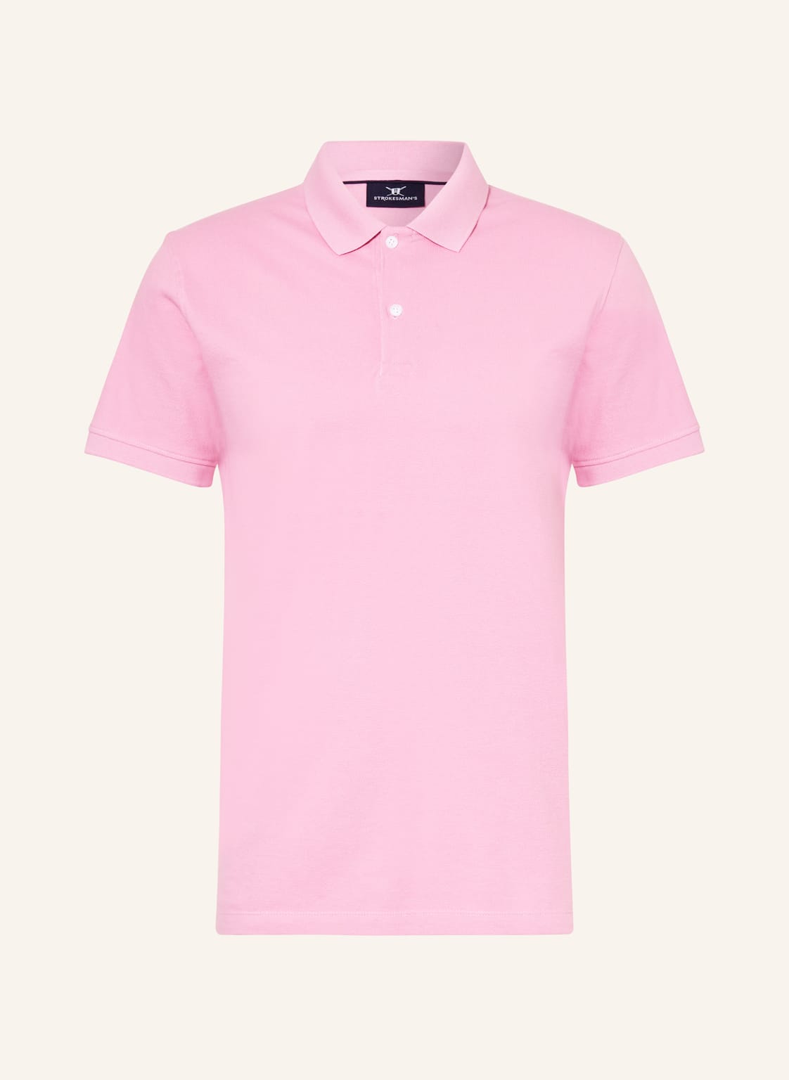 Strokesman's Piqué-Poloshirt rosa von STROKESMAN'S