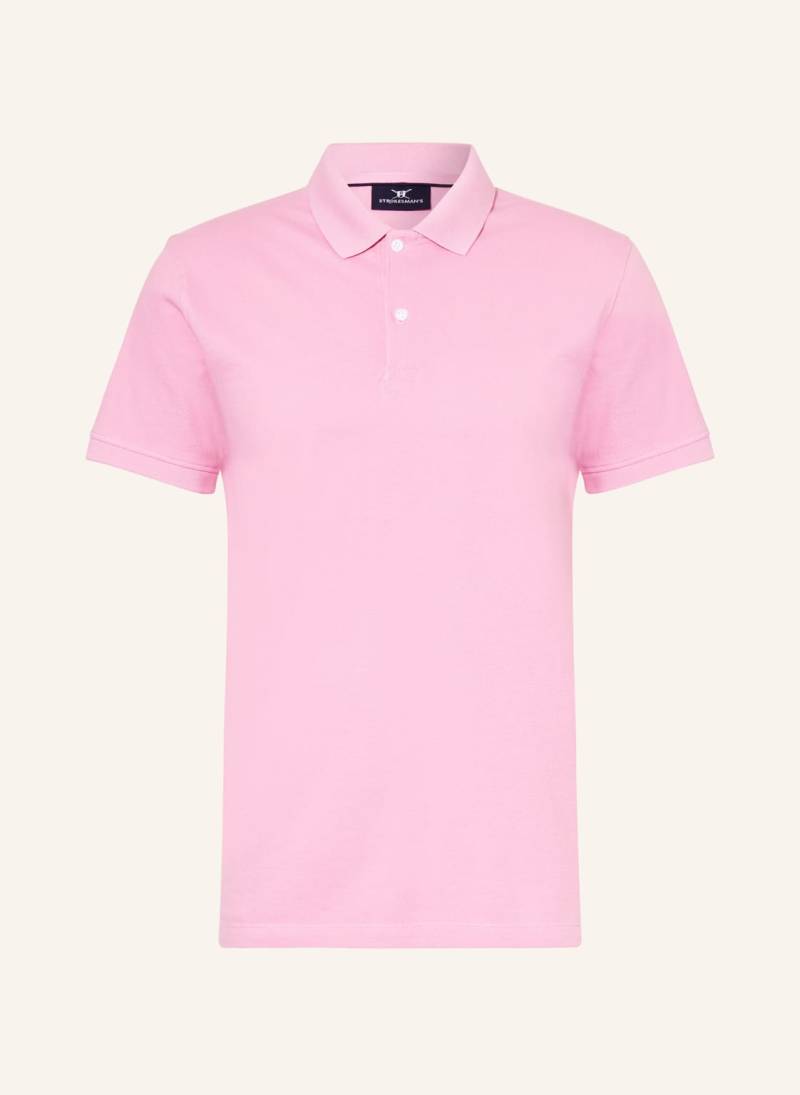 Strokesman's Piqué-Poloshirt rosa von STROKESMAN'S