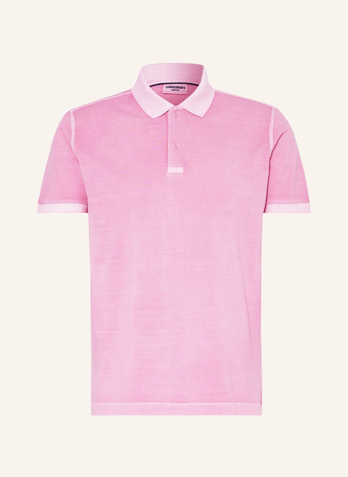 Strokesman's Piqué-Poloshirt rosa von STROKESMAN'S