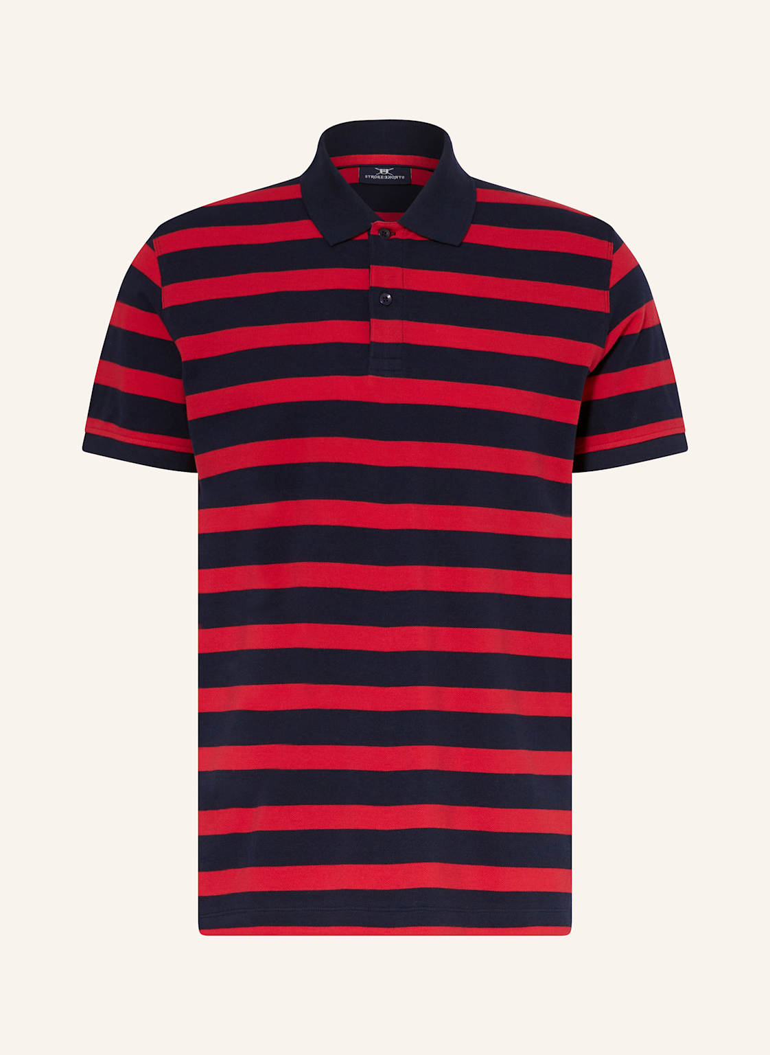 Strokesman's Piqué-Poloshirt rot Strokesman's Piqué-Poloshirt rot von STROKESMAN'S