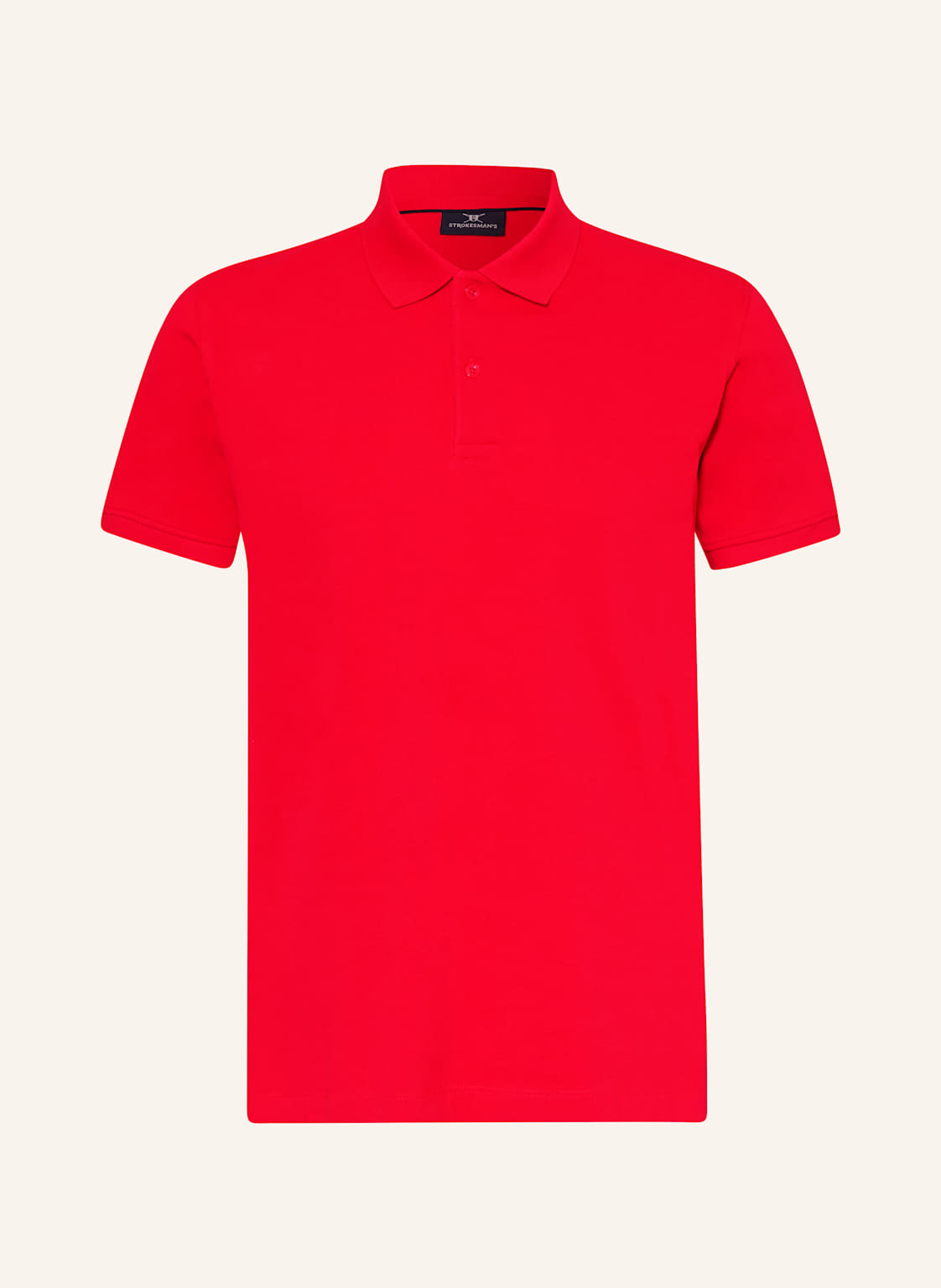 Strokesman's Piqué-Poloshirt rot von STROKESMAN'S