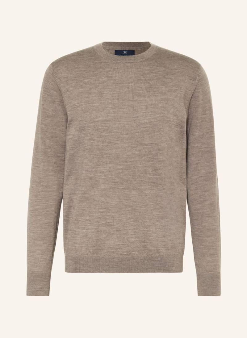 Strokesman's Pullover Aus Merinowolle beige von STROKESMAN'S