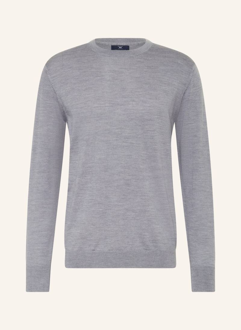 Strokesman's Pullover Aus Merinowolle grau von STROKESMAN'S