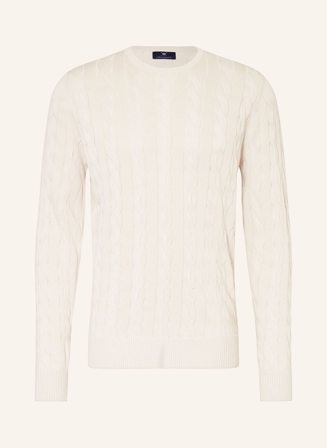 Strokesman's Pullover beige von STROKESMAN'S