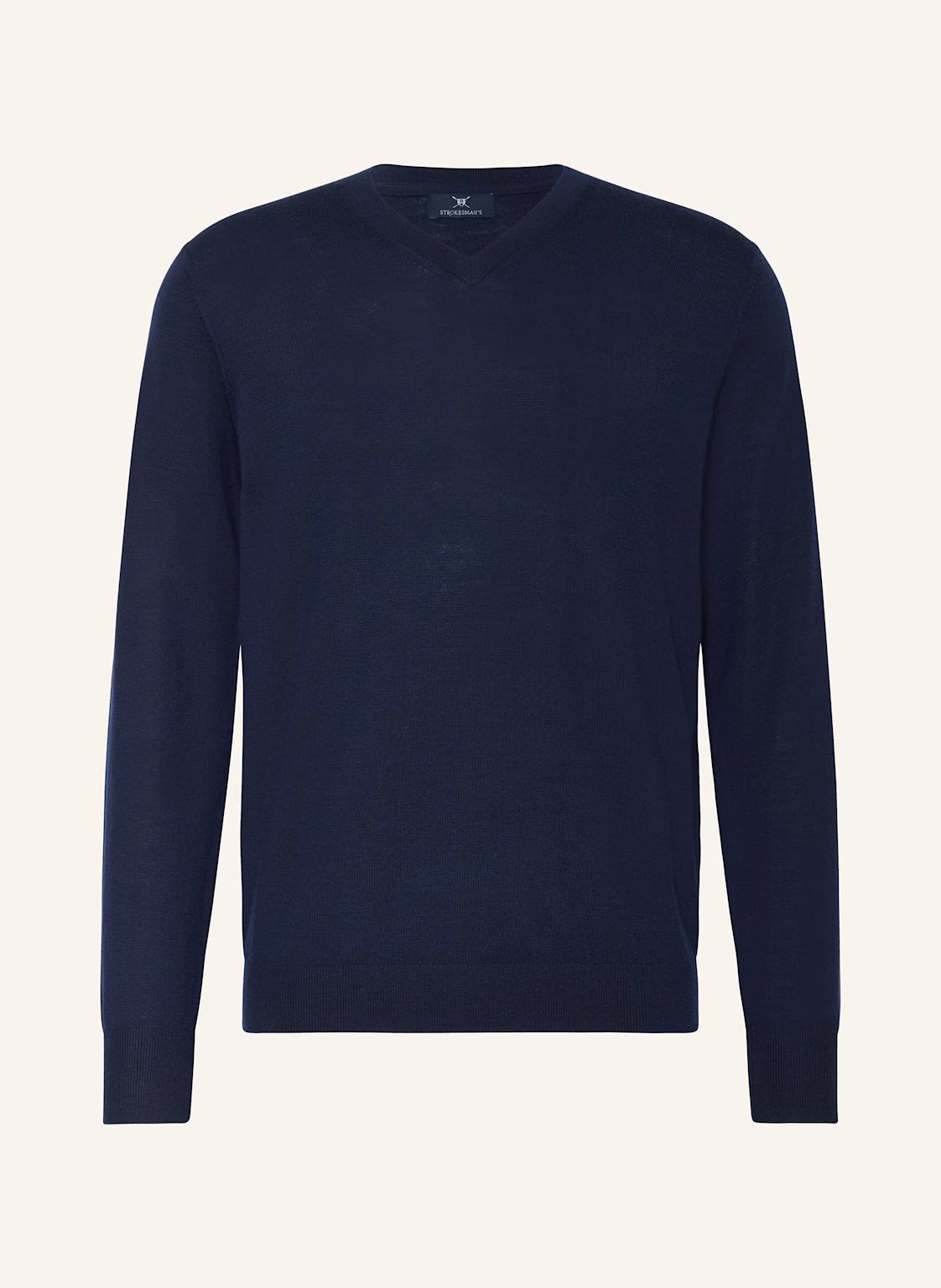 Strokesman's Pullover blau von STROKESMAN'S