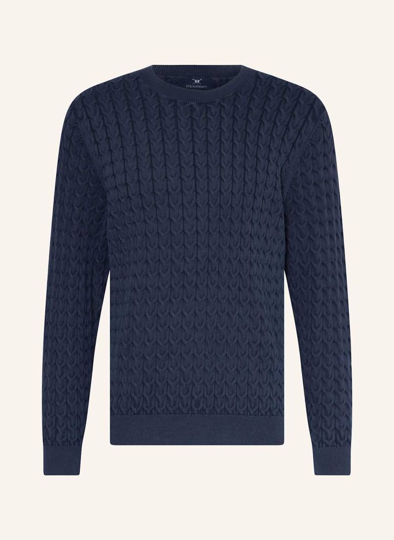 Strokesman's Pullover blau von STROKESMAN'S