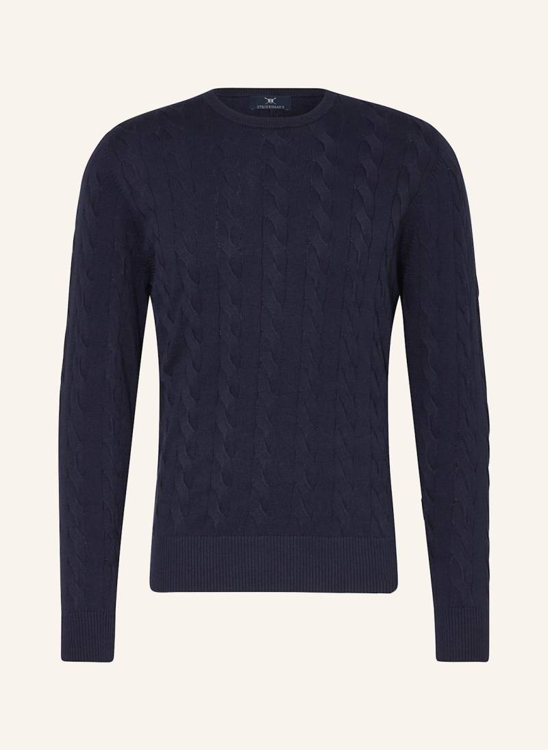 Strokesman's Pullover blau von STROKESMAN'S