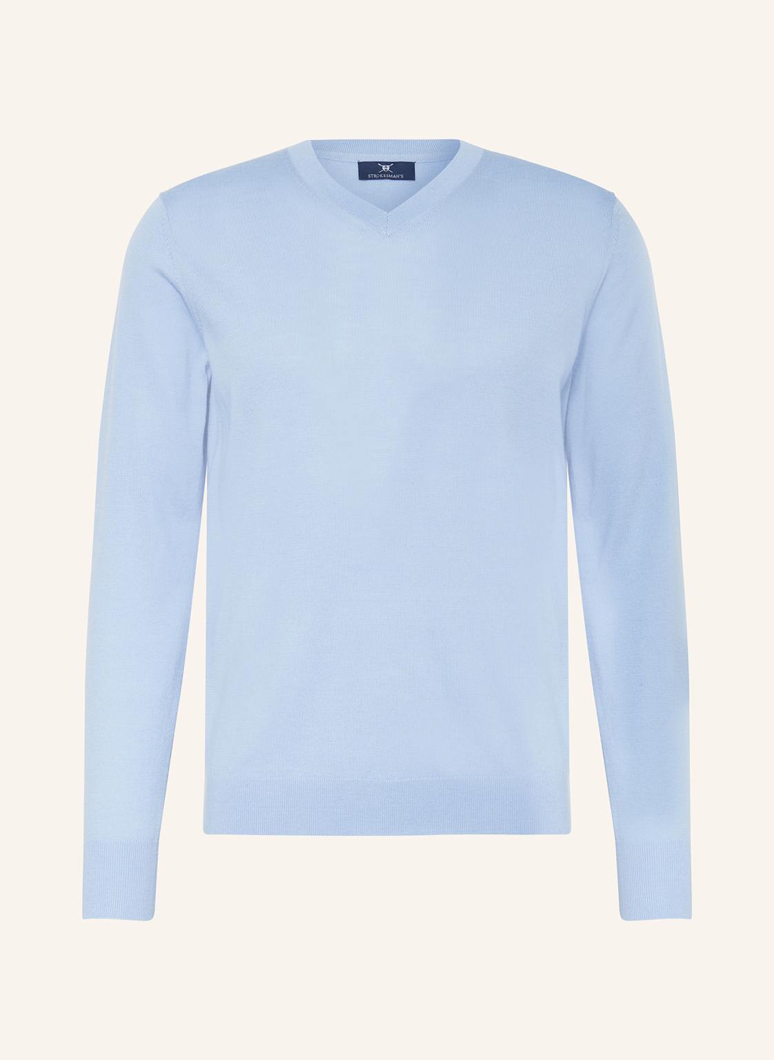 Strokesman's Pullover blau von STROKESMAN'S