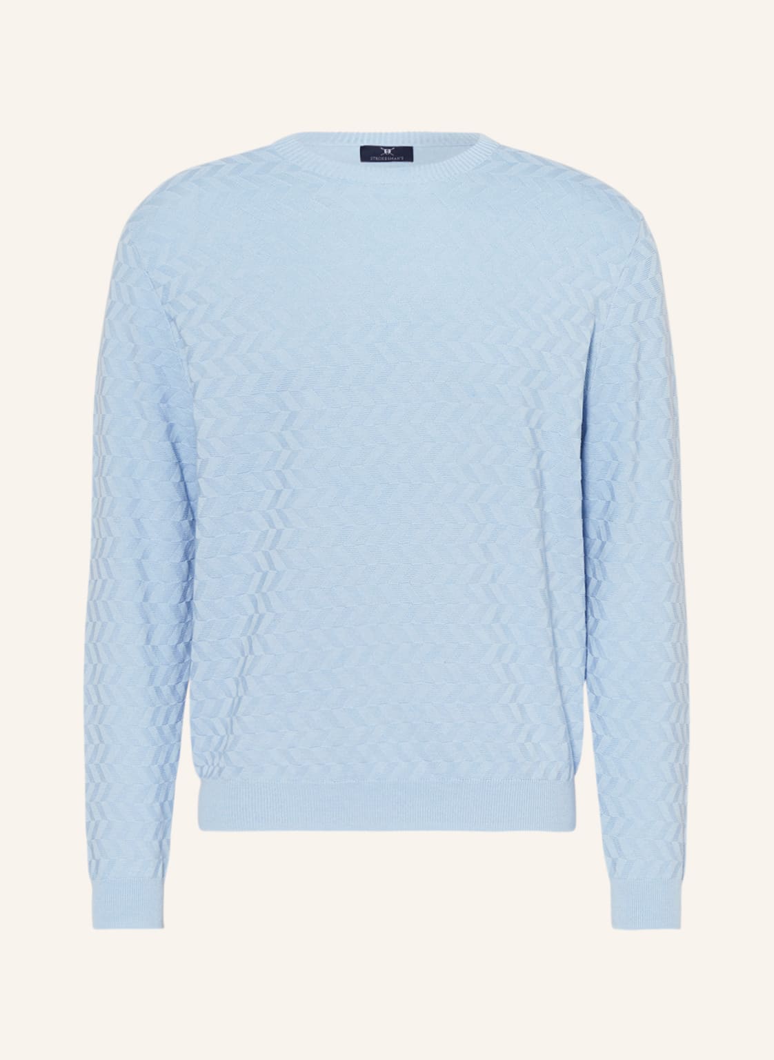 Strokesman's Pullover blau von STROKESMAN'S