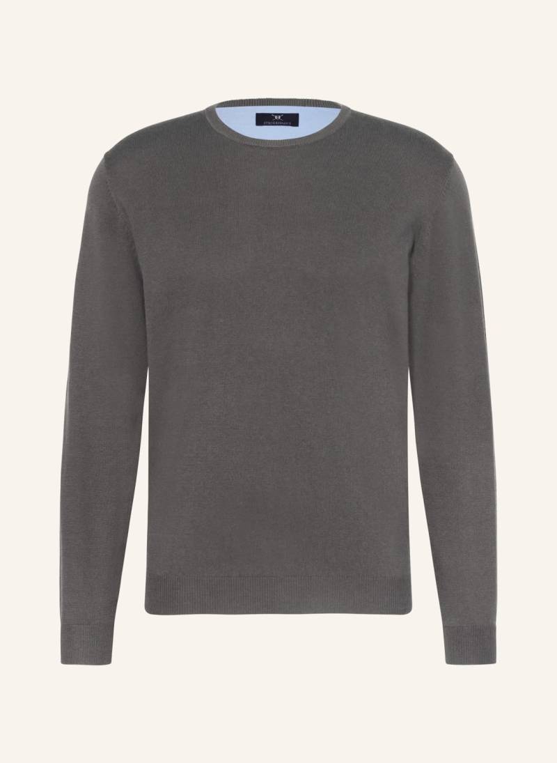 Strokesman's Pullover grau von STROKESMAN'S