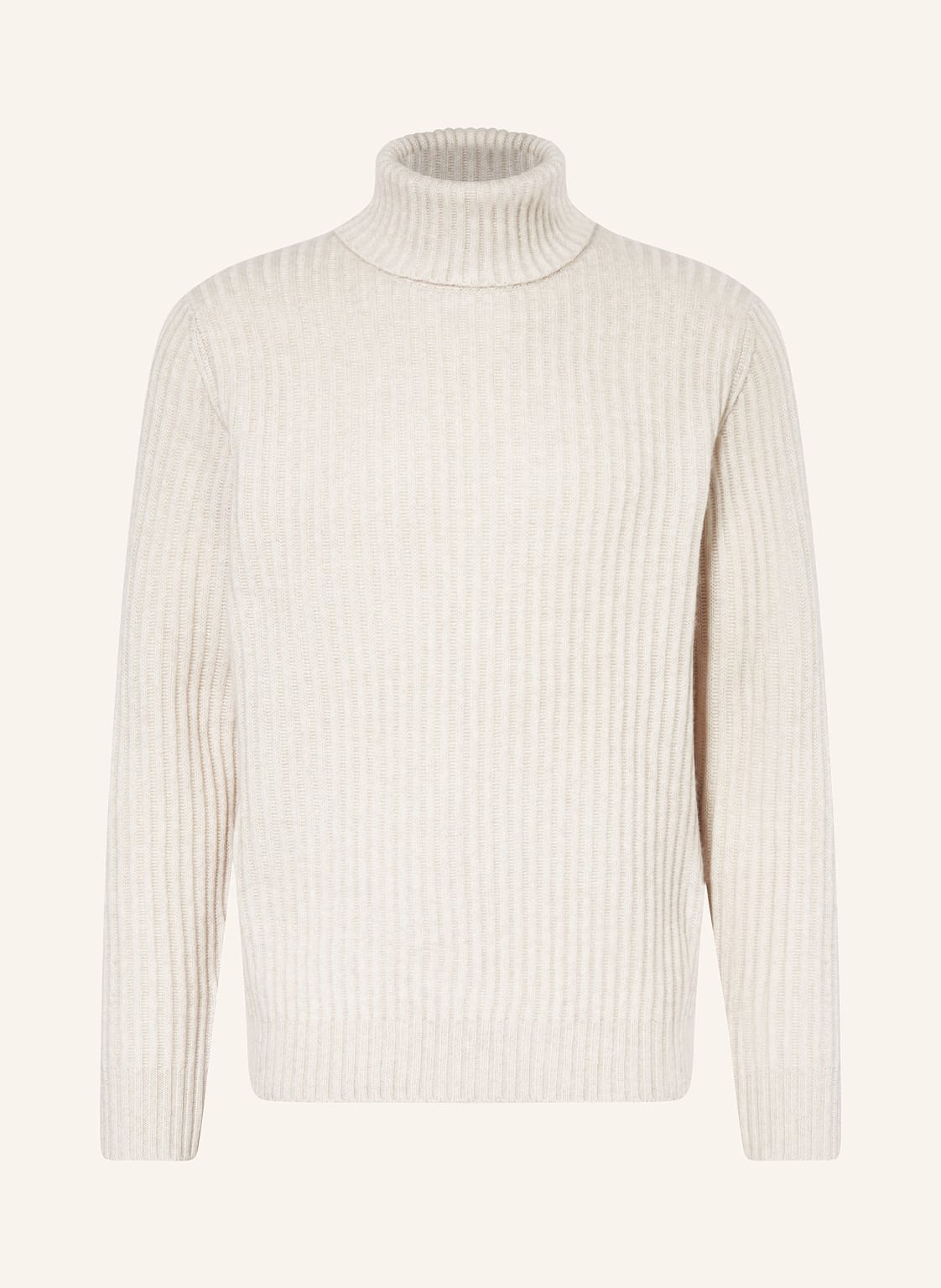 Strokesman's Rollkragenpullover Aus Cashmere beige von STROKESMAN'S