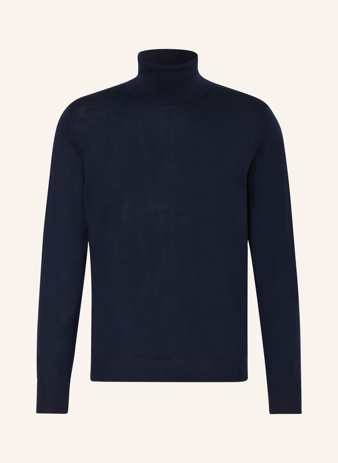 Strokesman's Rollkragenpullover Aus Merinowolle blau von STROKESMAN'S