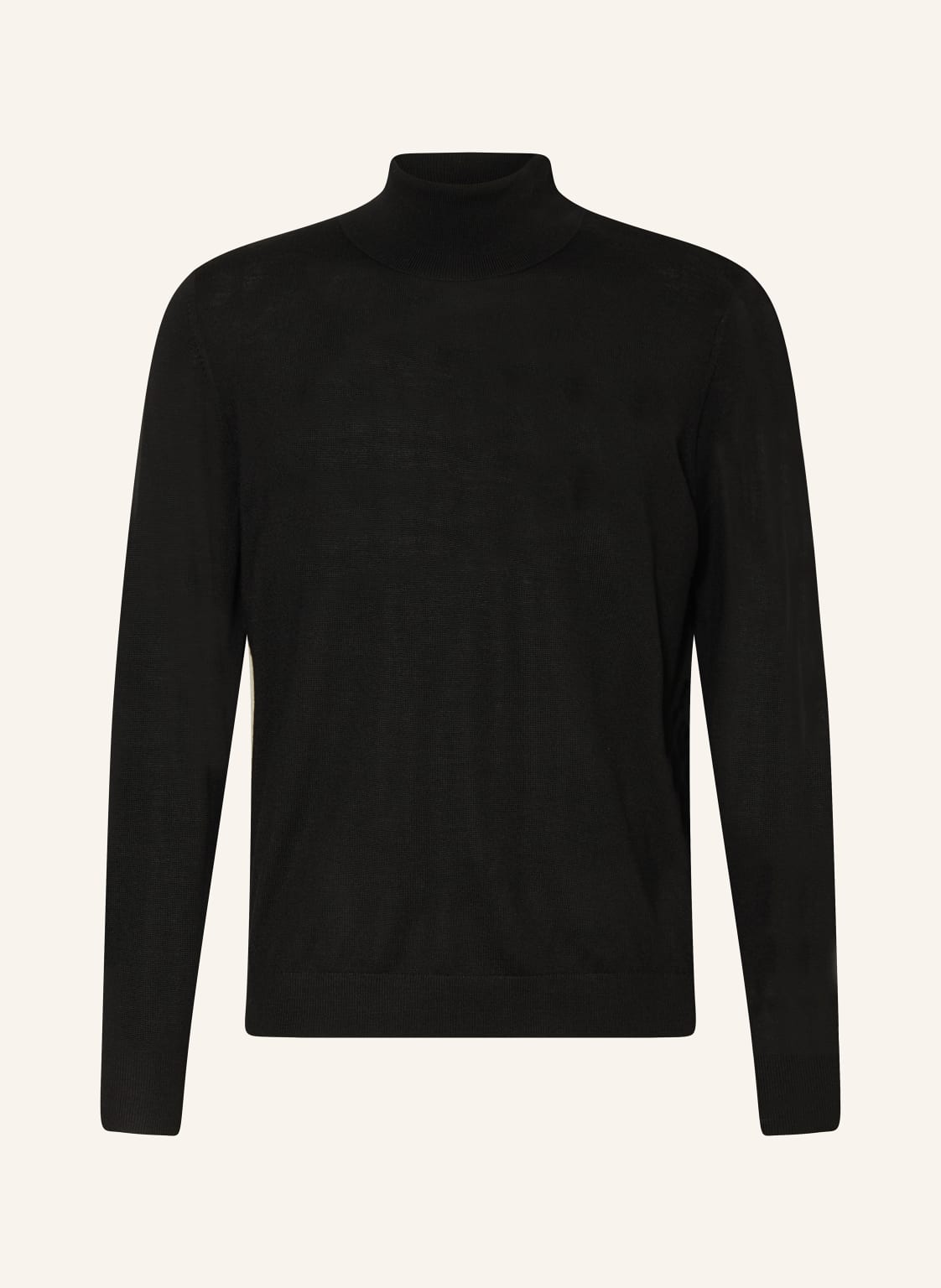 Strokesman's Rollkragenpullover Aus Merinowolle schwarz von STROKESMAN'S