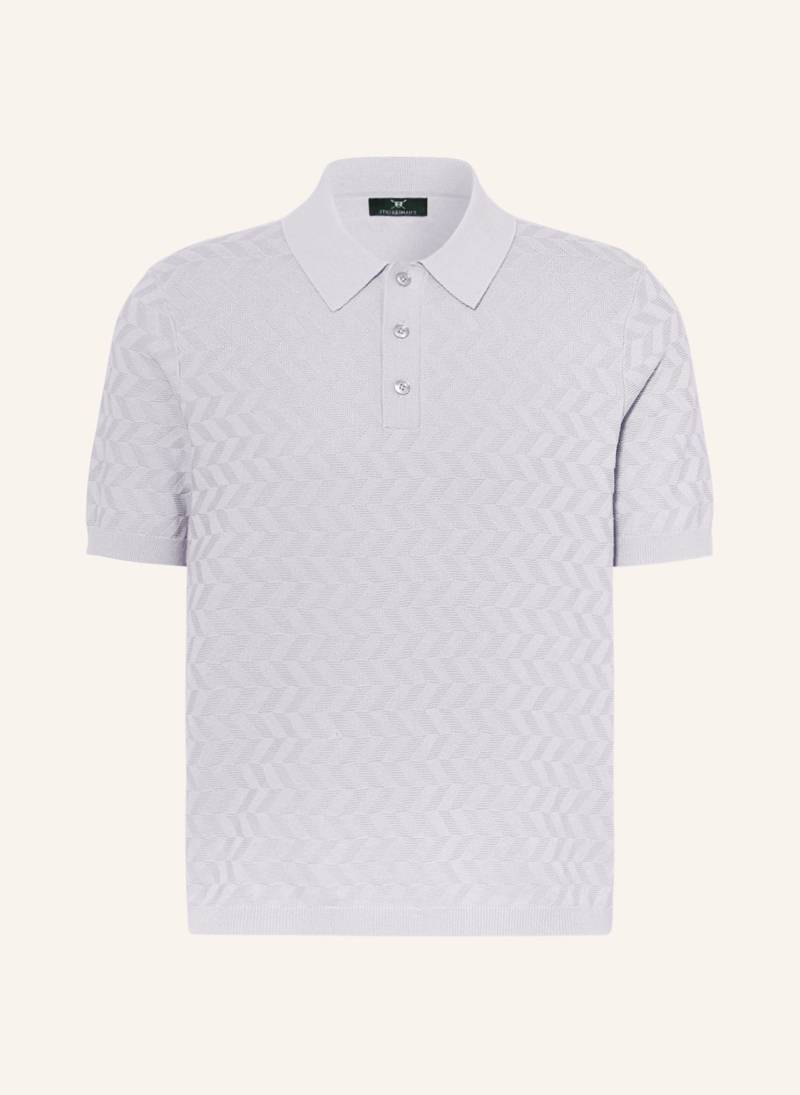 Strokesman's Strick-Poloshirt grau von STROKESMAN'S