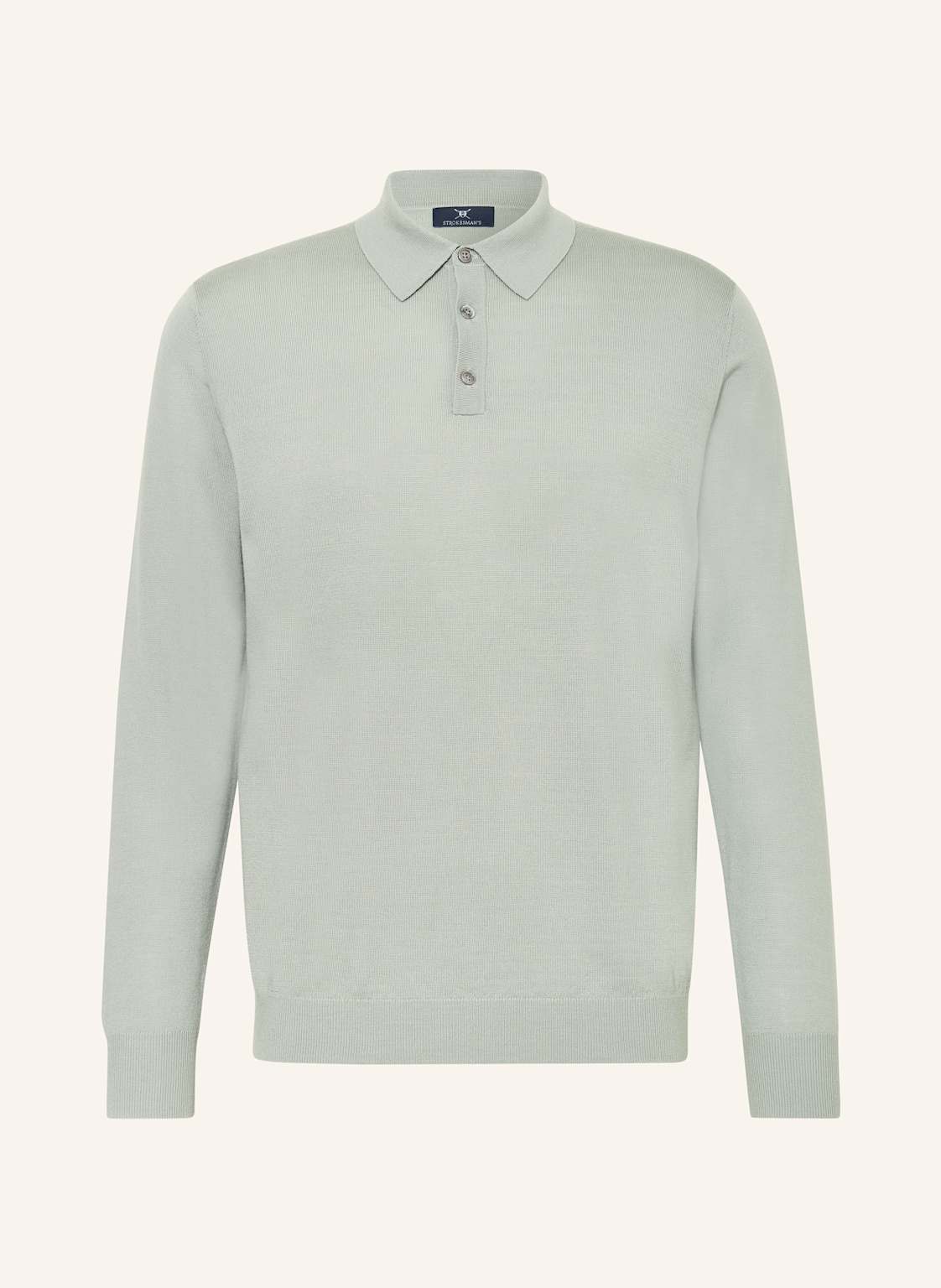 Strokesman's Strick-Poloshirt gruen von STROKESMAN'S