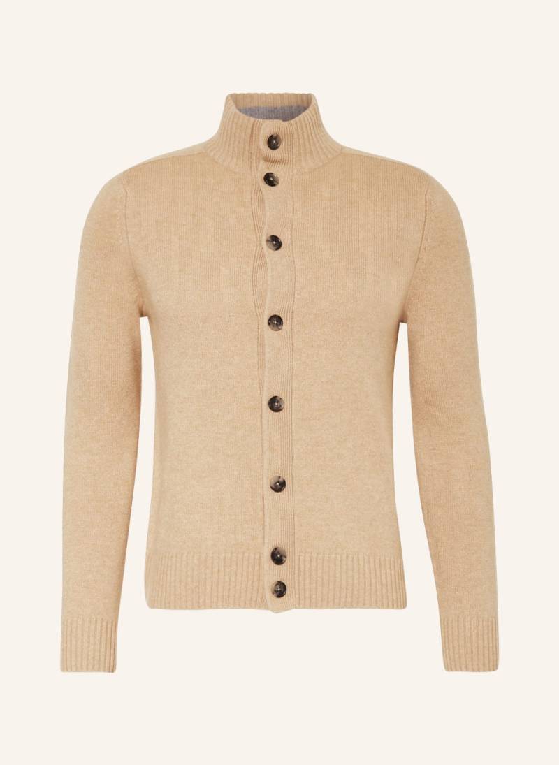 Strokesman's Strickjacke Aus Cashmere beige von STROKESMAN'S