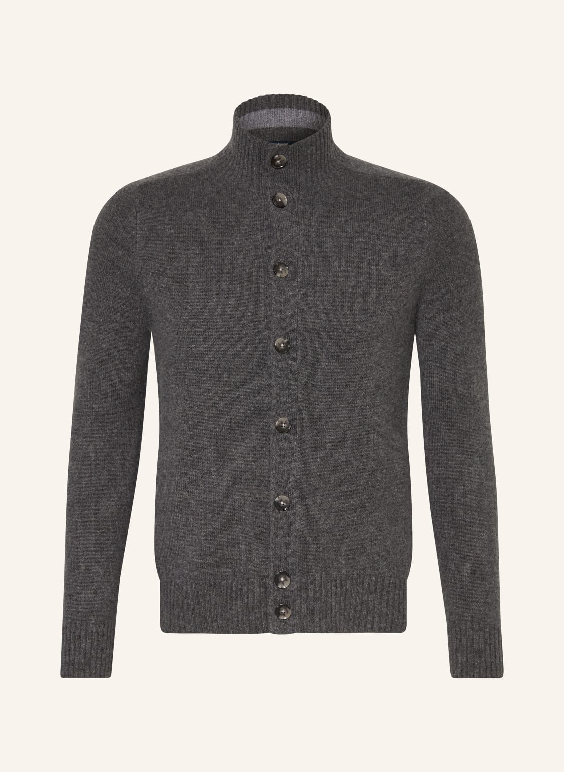 Strokesman's Strickjacke Aus Cashmere grau von STROKESMAN'S