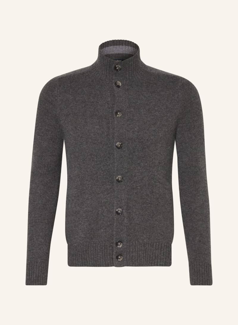 Strokesman's Strickjacke Aus Cashmere grau von STROKESMAN'S