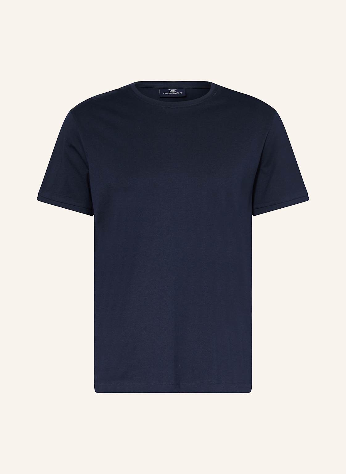 Strokesman's T-Shirt blau von STROKESMAN'S