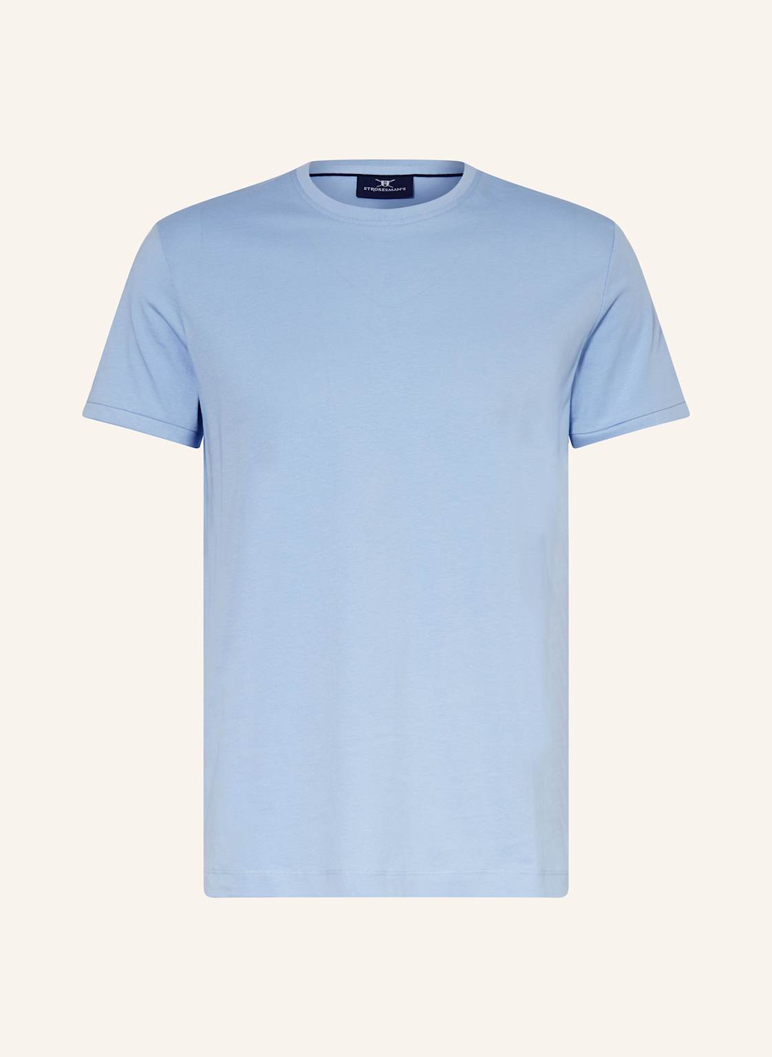 Strokesman's T-Shirt blau von STROKESMAN'S