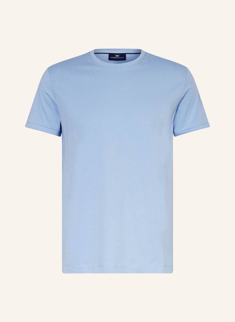 Strokesman's T-Shirt blau von STROKESMAN'S