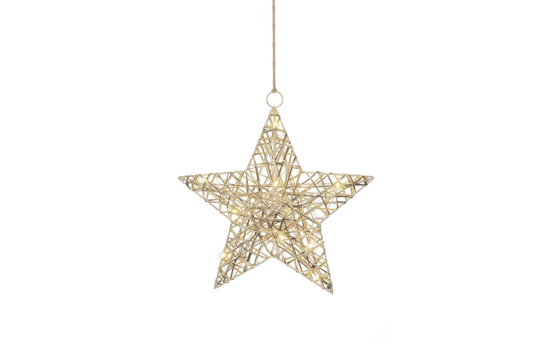 STT LED Dekofigur »Goldfarben hanging star 30 Warmweiss« STT LED Dekofigur »Goldfarben hanging star 30 Warmweiss« von STT