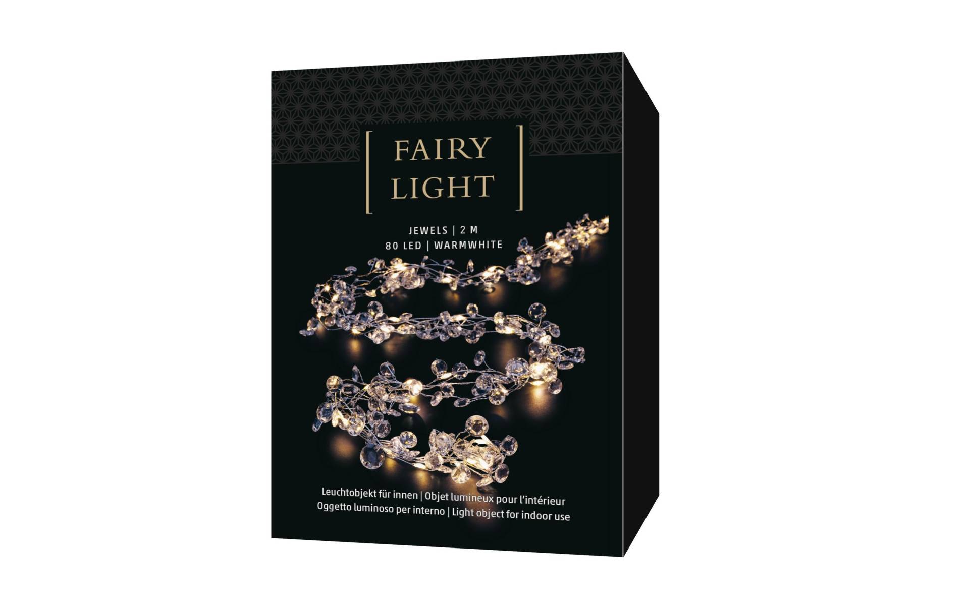 STT LED-Lichterkette »Lichterkette Silver Jewels«, 80 St.-flammig STT LED-Lichterkette »Lichterkette Silver Jewels«, 80 St.-flammig von STT