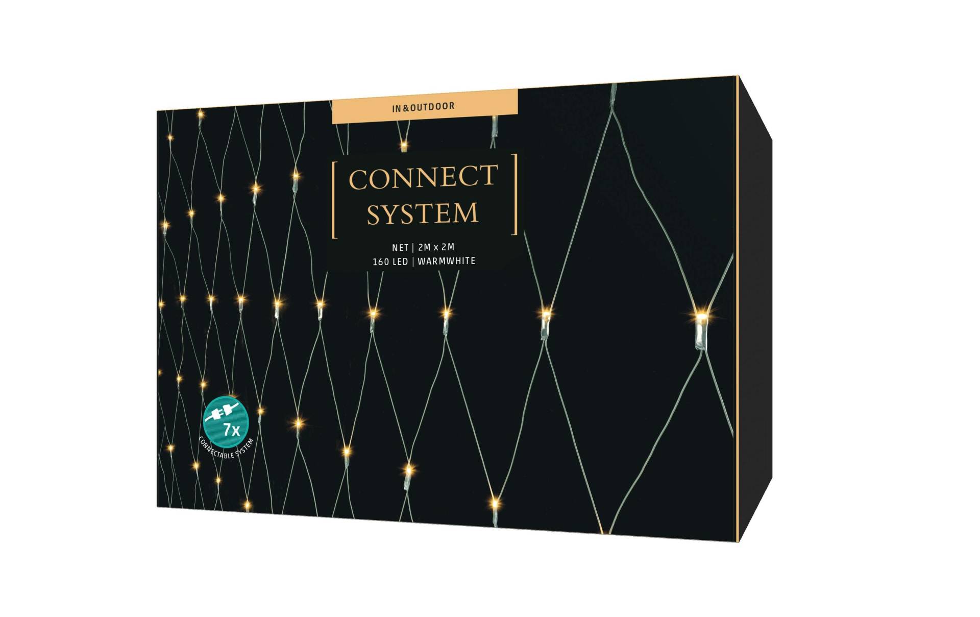 STT LED-Lichternetz »LED Connect Net 160«, 160 St.-flammig von STT