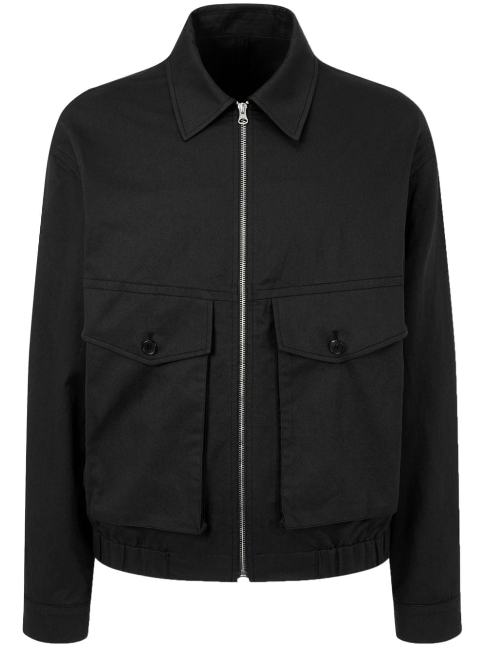 STUDIO TOMBOY Big Pocket zip-up jacket - Black von STUDIO TOMBOY