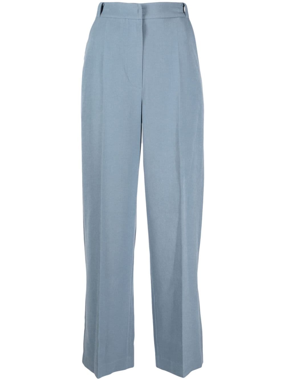 STUDIO TOMBOY No-tuck straight-leg trousers - Blue von STUDIO TOMBOY