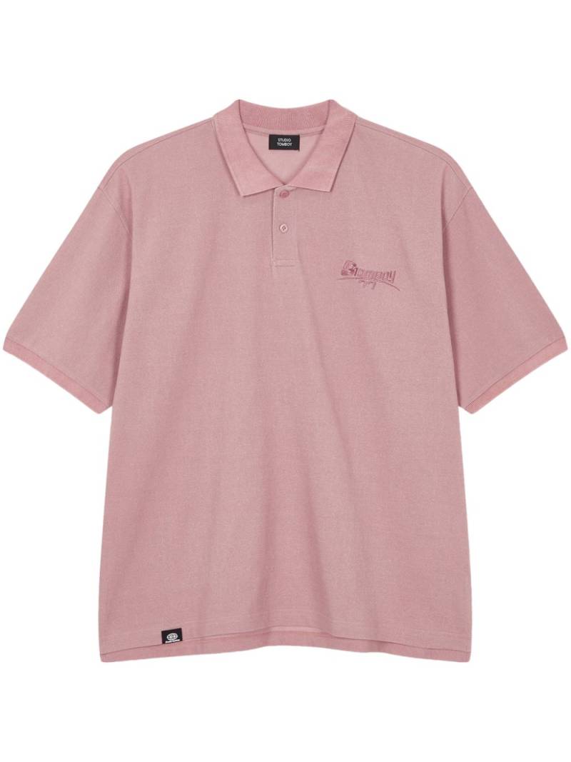 STUDIO TOMBOY Young cotton polo shirt - Pink von STUDIO TOMBOY