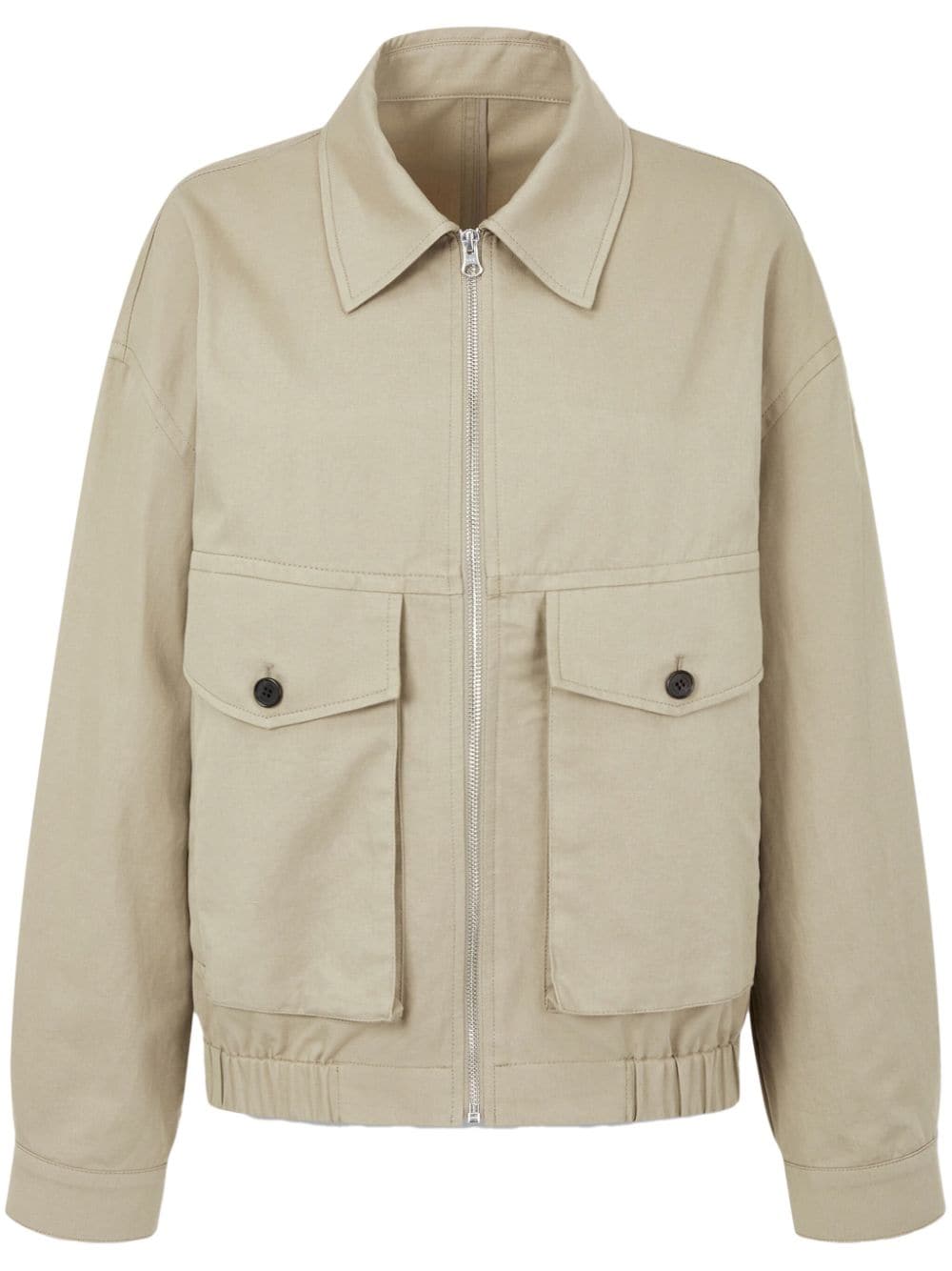 STUDIO TOMBOY big-pocket zip-up jacket - Neutrals von STUDIO TOMBOY